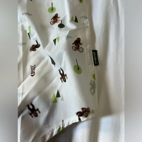 Eddie Bauer Boys Yeti Print Shirt NWT - Picture 5 of 6